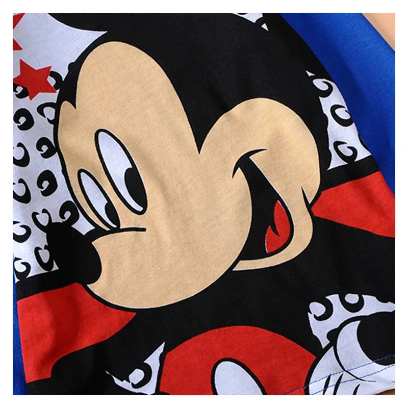 2022 Kids Pajamas Set Children Sleepwear Cartoon Mickey Minnie Mouse Pyjamas Pijamas Baby Boys Girl Cotton Nightwear Clothes Set