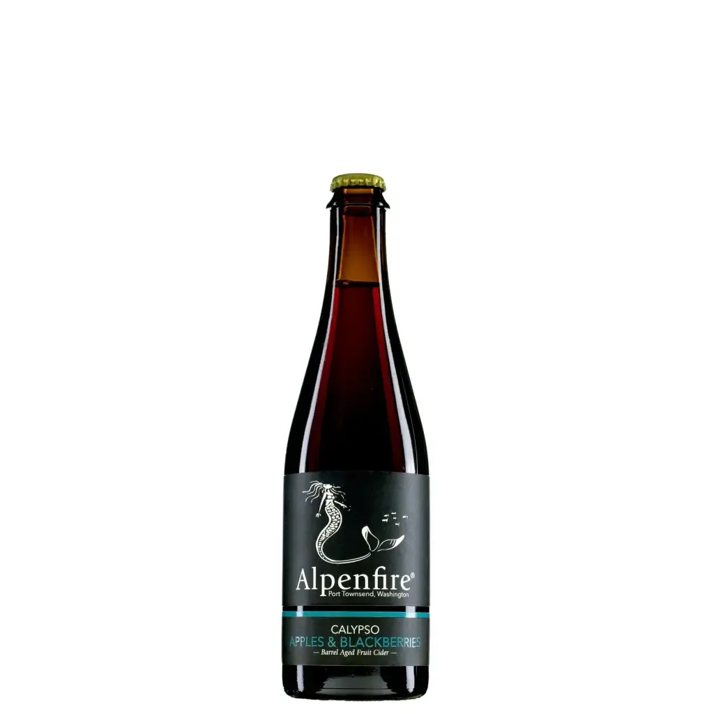 Alpenfire Cider - Calypso, Barrel Aged w/ Blackberries (500 mL)