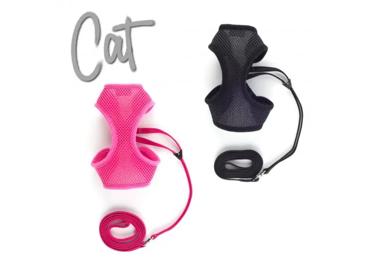 Ancol - Soft Cat Harness - Black - Small