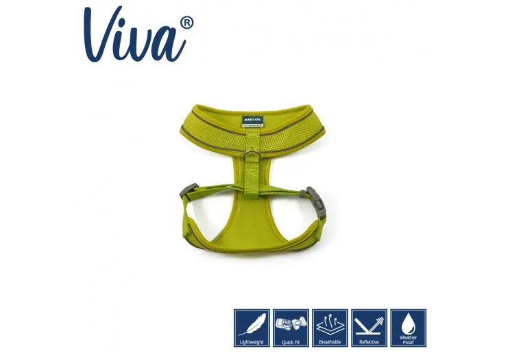 Ancol - Viva Comfort Mesh Harness - Blue - Medium (44-57cm)