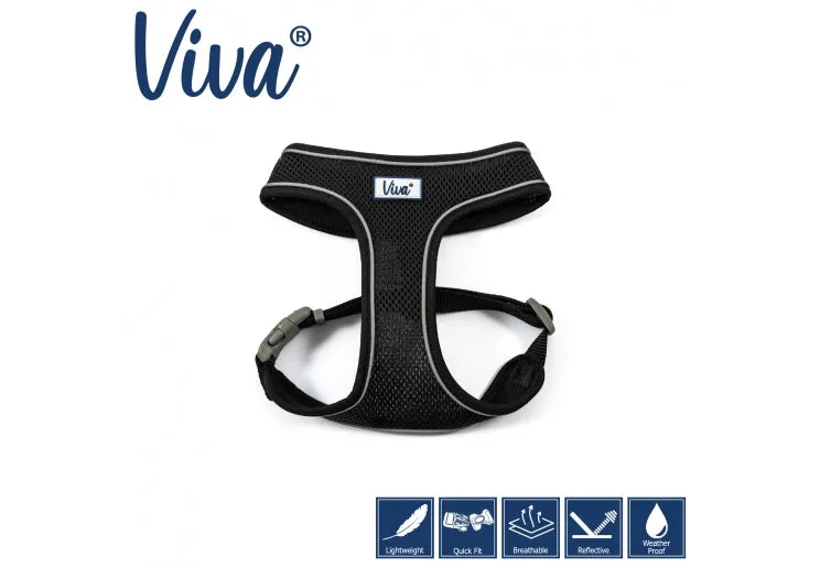 Ancol - Viva Comfort Mesh Harness - Blue - Medium (44-57cm)