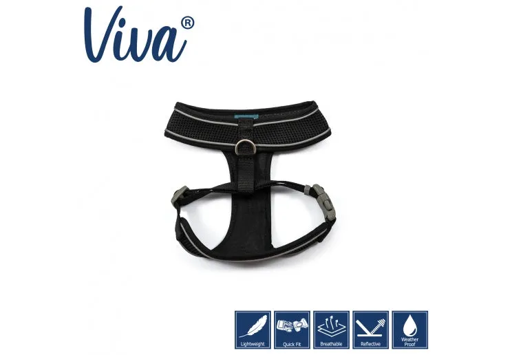 Ancol - Viva Comfort Mesh Harness - Blue - Medium (44-57cm)