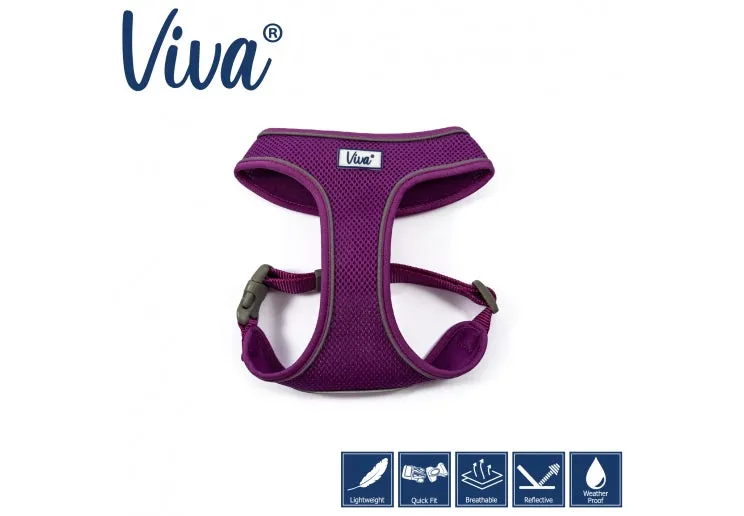 Ancol - Viva Comfort Mesh Harness - Blue - Medium (44-57cm)