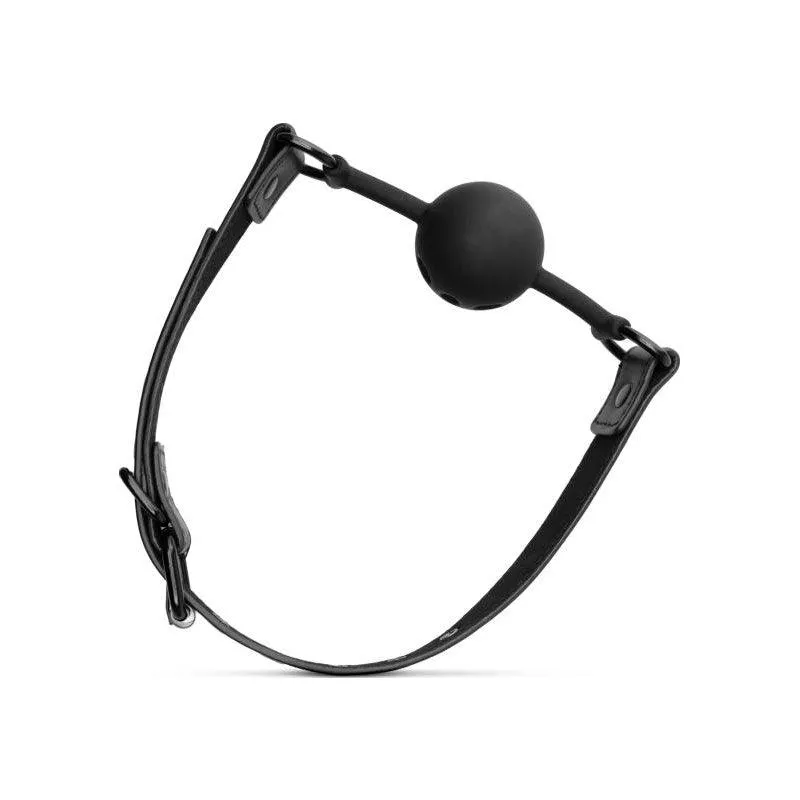 Breathable Silicone Ball Gag Black