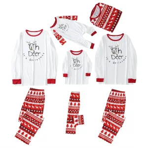 Christmas Pajamas Matching Family Pyjamas Xmas Pajamas Letter Plaid Print   Set Dad Mother Kids Tops And Pants Navidad Sleepwear