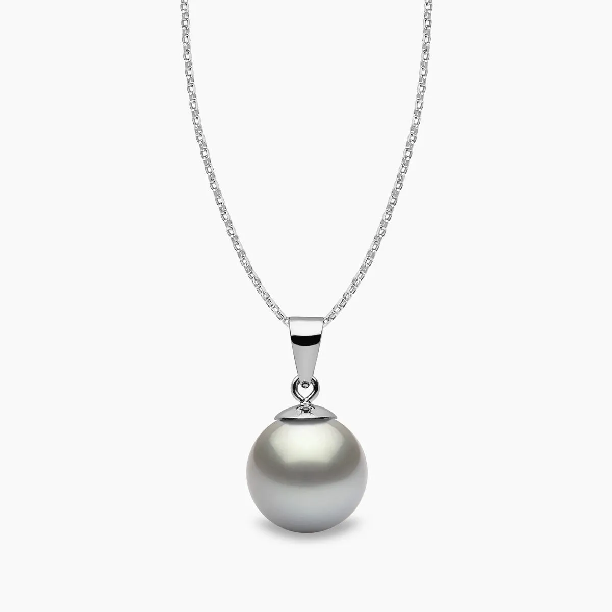 Classic 18K Gold Tahitian Pearl Pendant