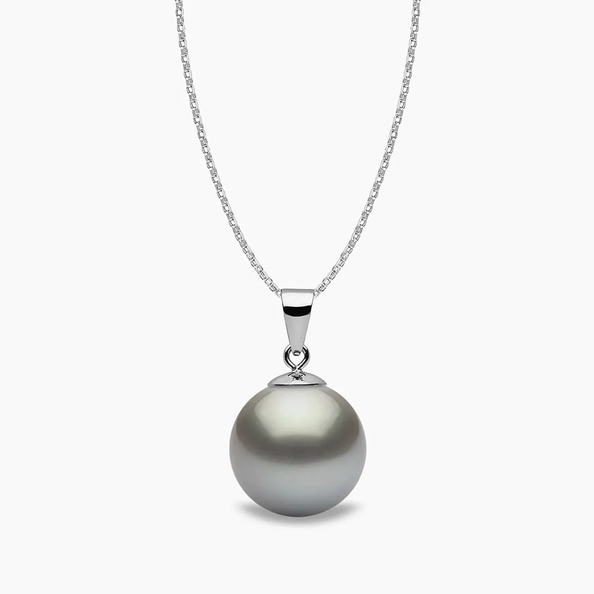 Classic 18K Gold Tahitian Pearl Pendant