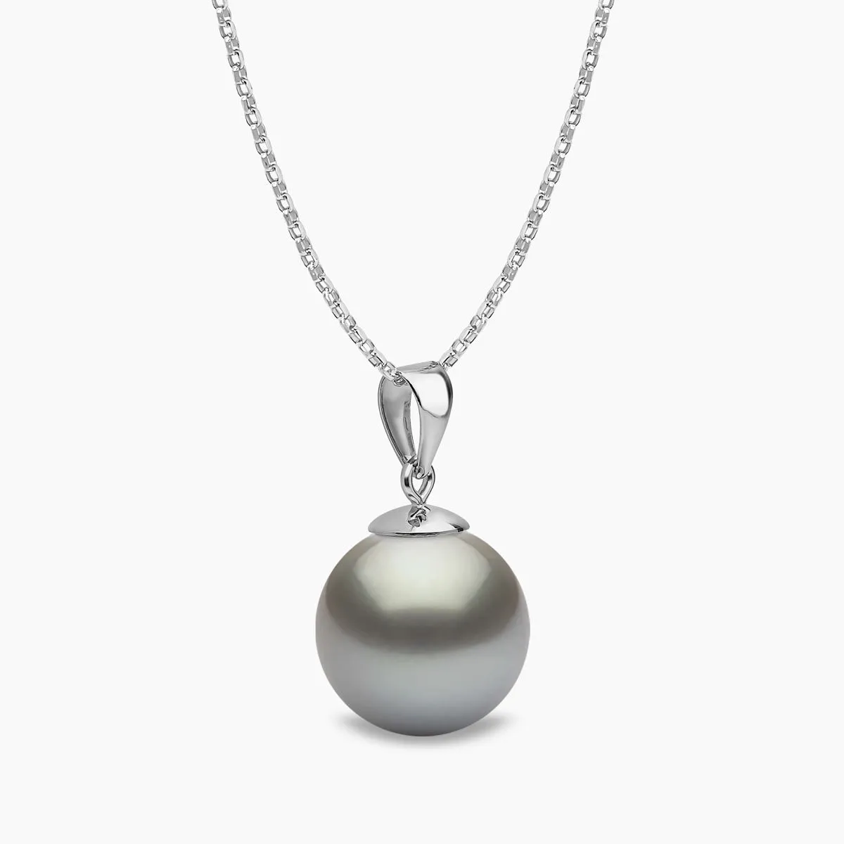 Classic 18K Gold Tahitian Pearl Pendant