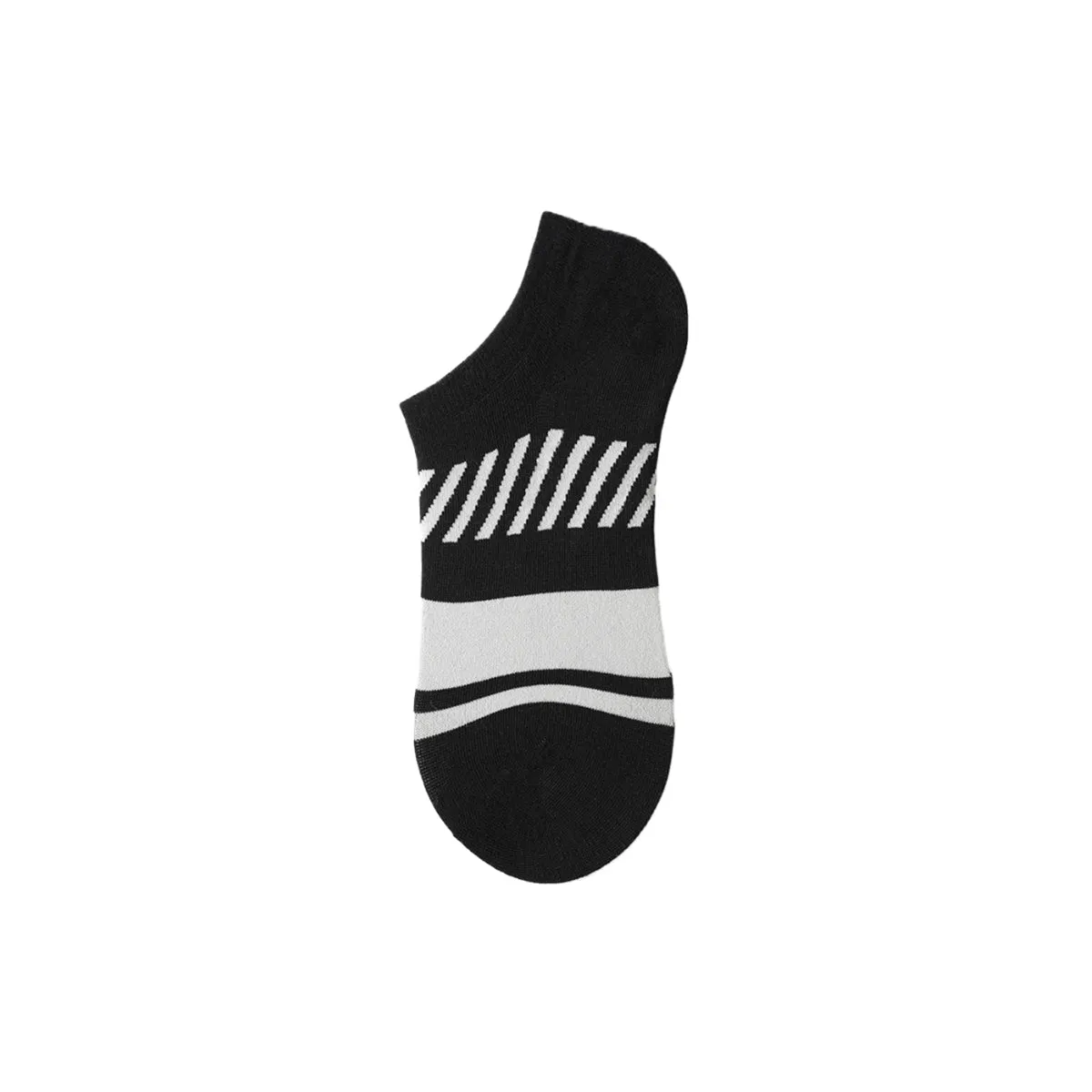 Creative Stripes Lightweight Summer Men 5pcs Ankle Socks Set