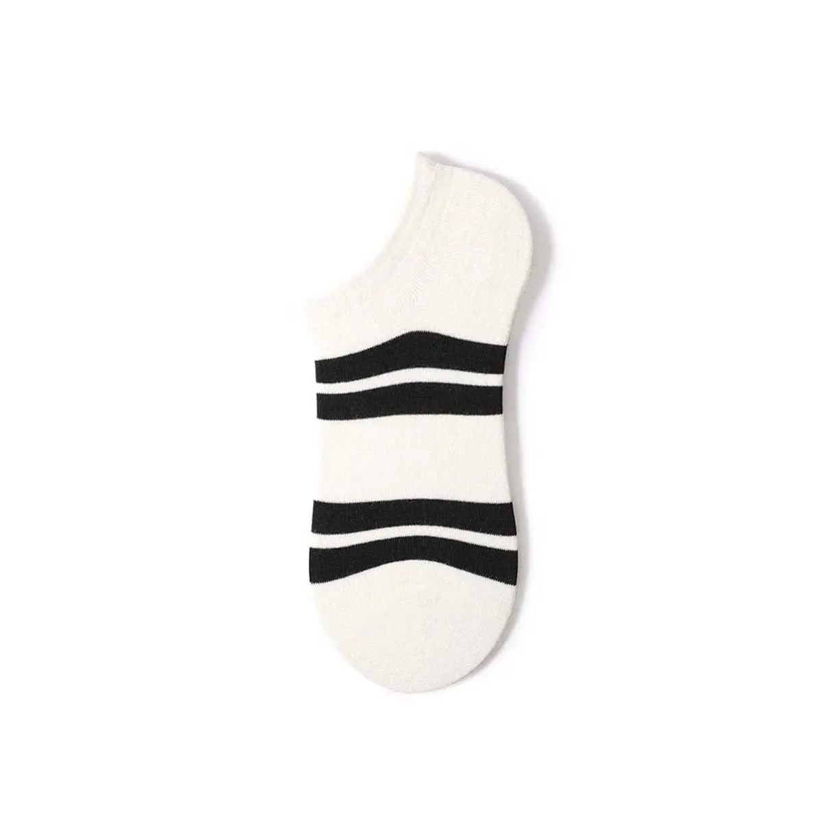 Creative Stripes Lightweight Summer Men 5pcs Ankle Socks Set