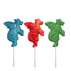 Dragon Glitter Lollipops