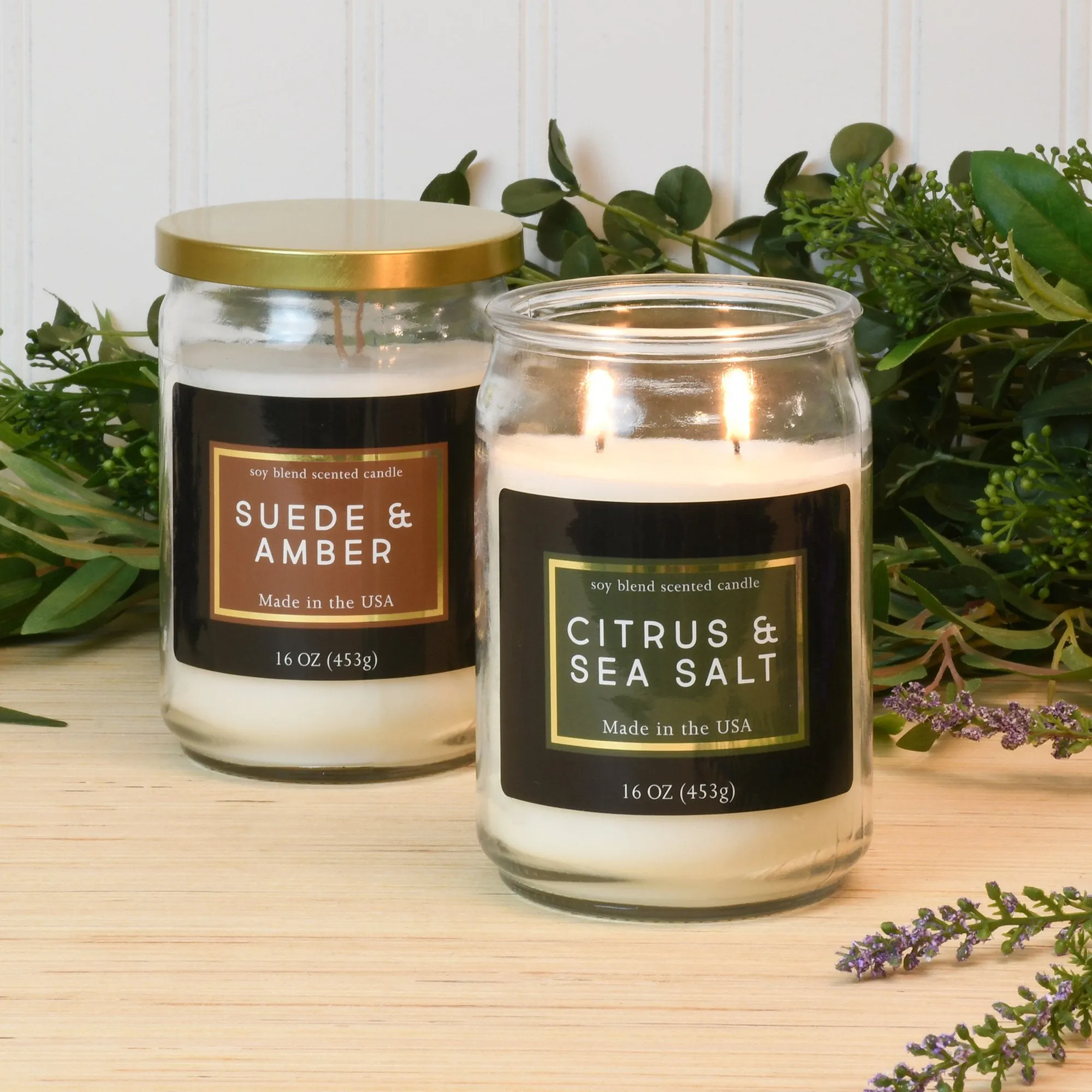 Earth Blend Scented Wax Candle Collection