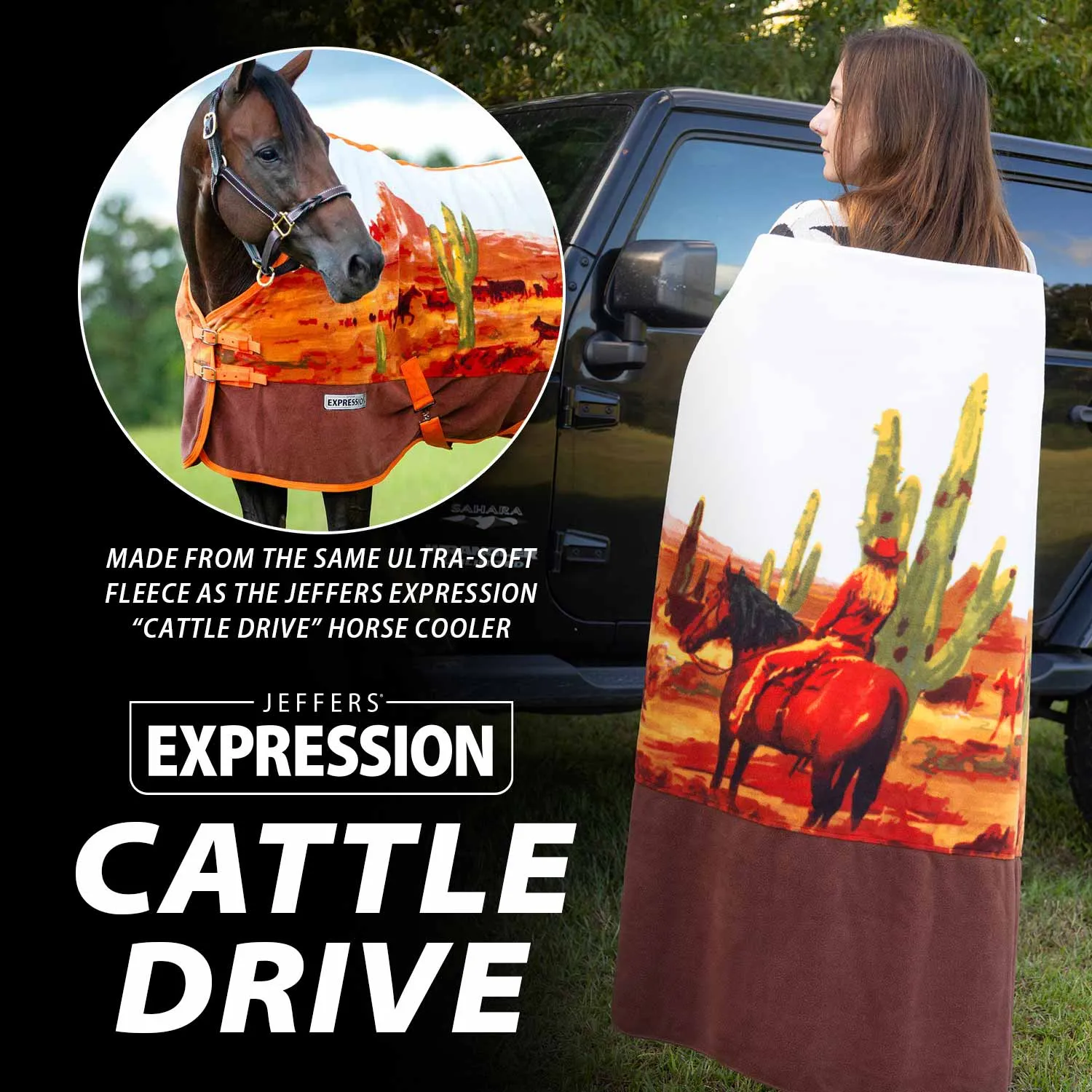 Expression Oversized Fleece Throw Blanket, 60" x 84"