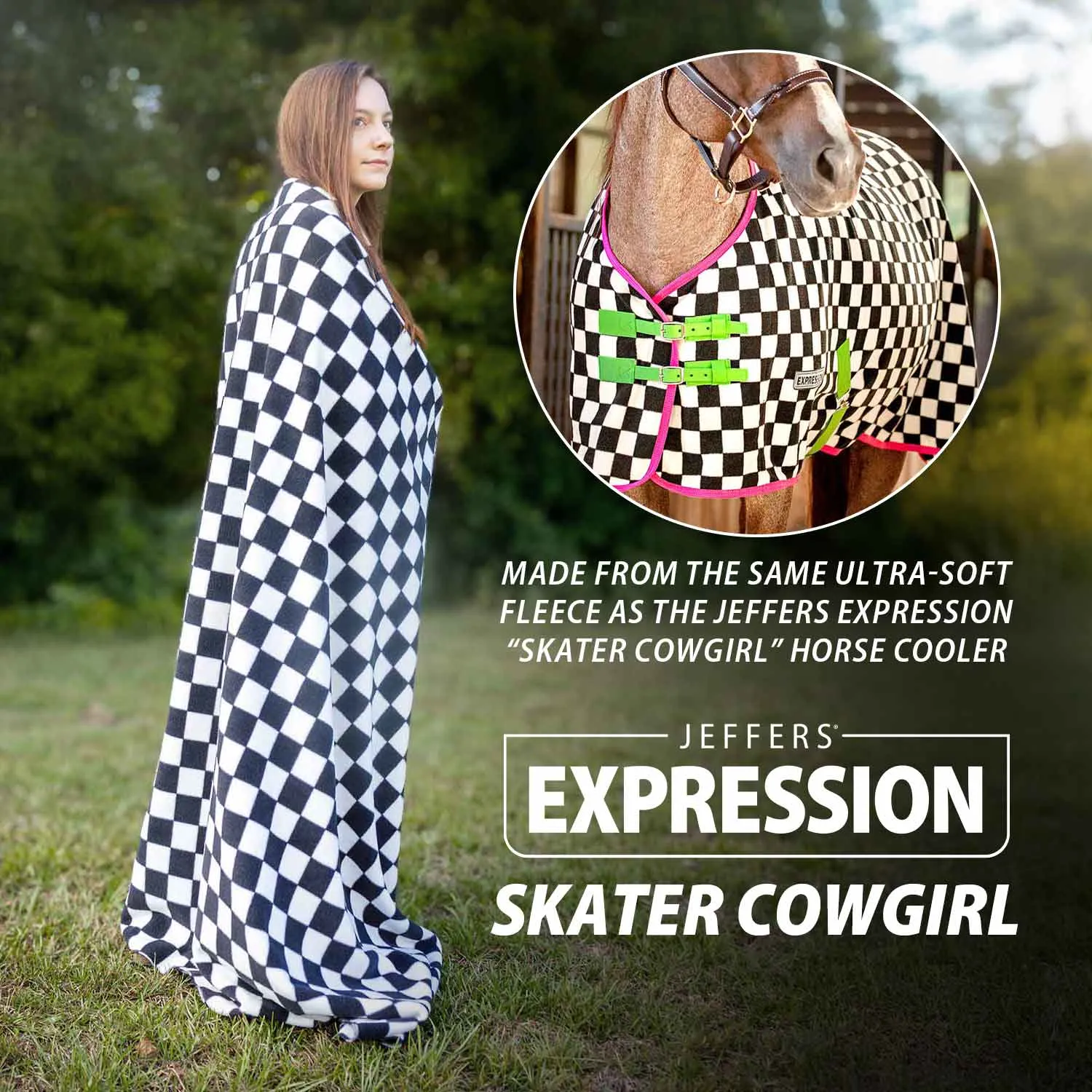 Expression Oversized Fleece Throw Blanket, 60" x 84"