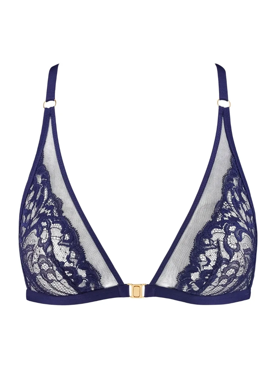 Feeling Myself Triangle Bralette - Astral Blue