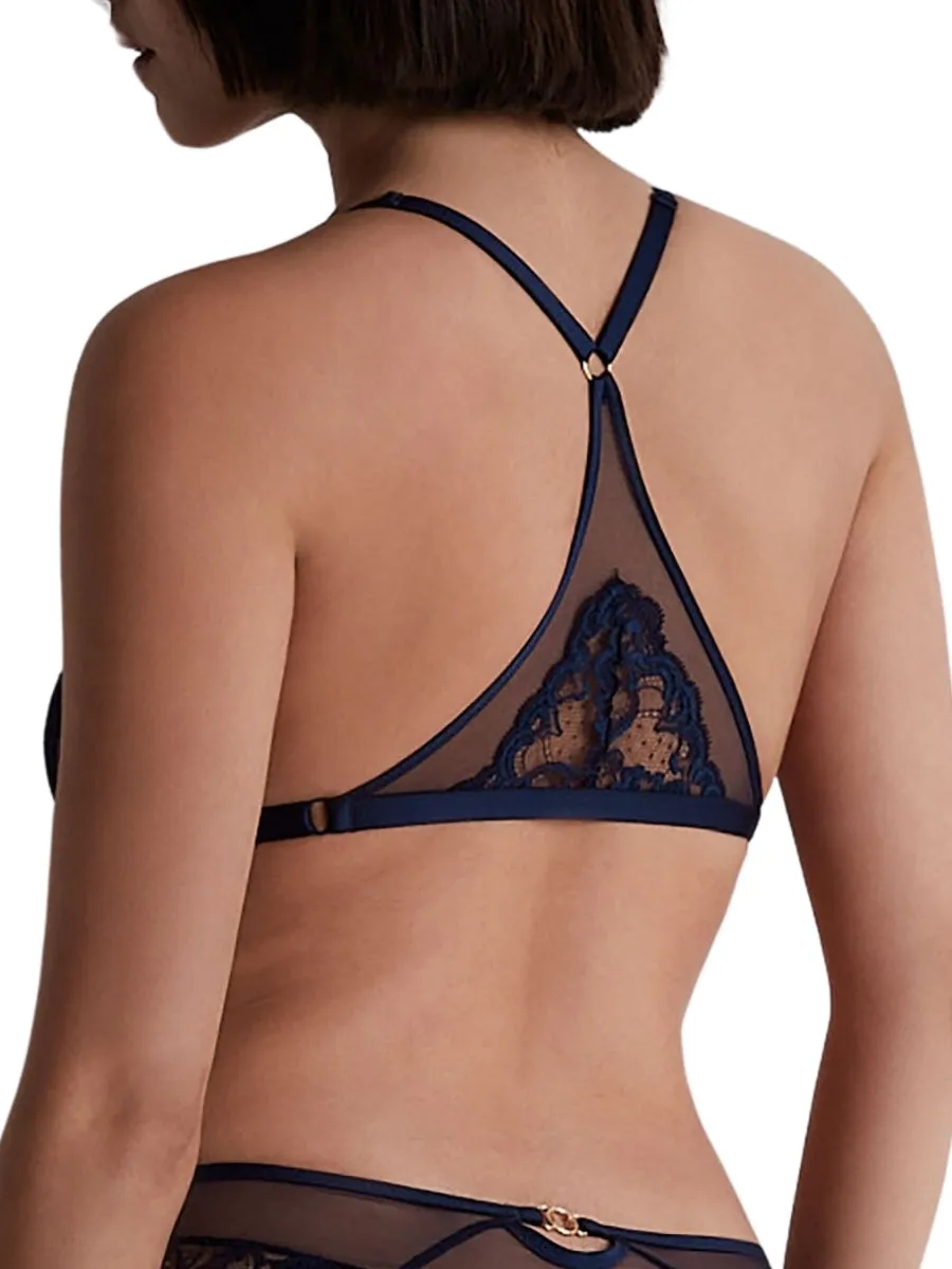 Feeling Myself Triangle Bralette - Astral Blue