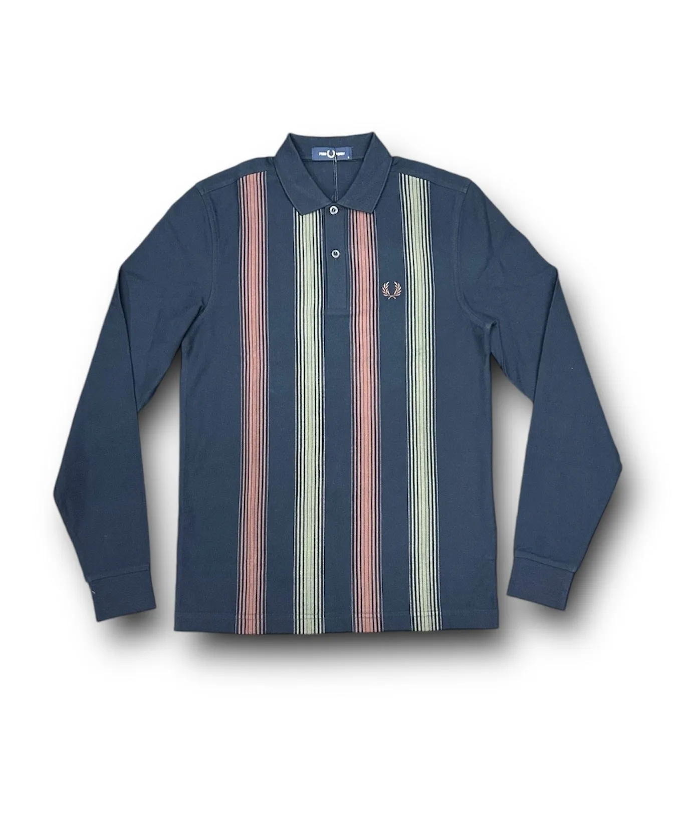 Fred Perry Ombre Striped Long Sleeve