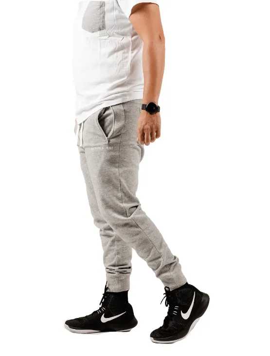 Grey Melange DB Joggers