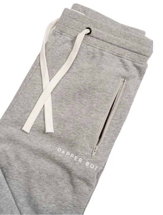 Grey Melange DB Joggers