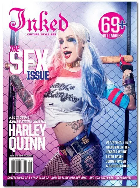 Inked Magazine: The Sex Issue Featuring Ashley Nicole Shelton - August 2016