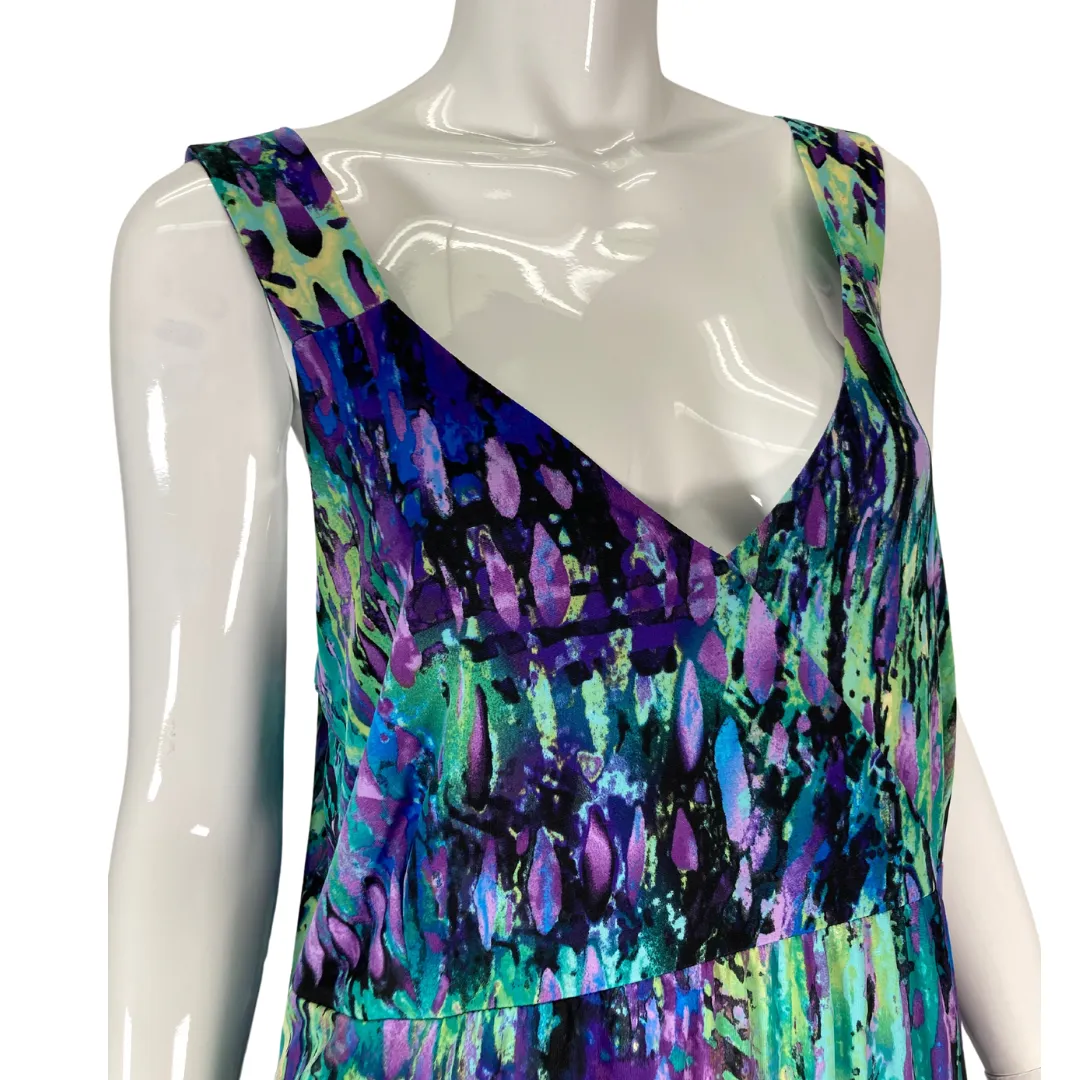 Iolani Vibrant Colorful Abstract Dress