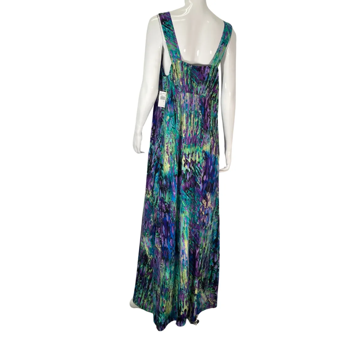 Iolani Vibrant Colorful Abstract Dress