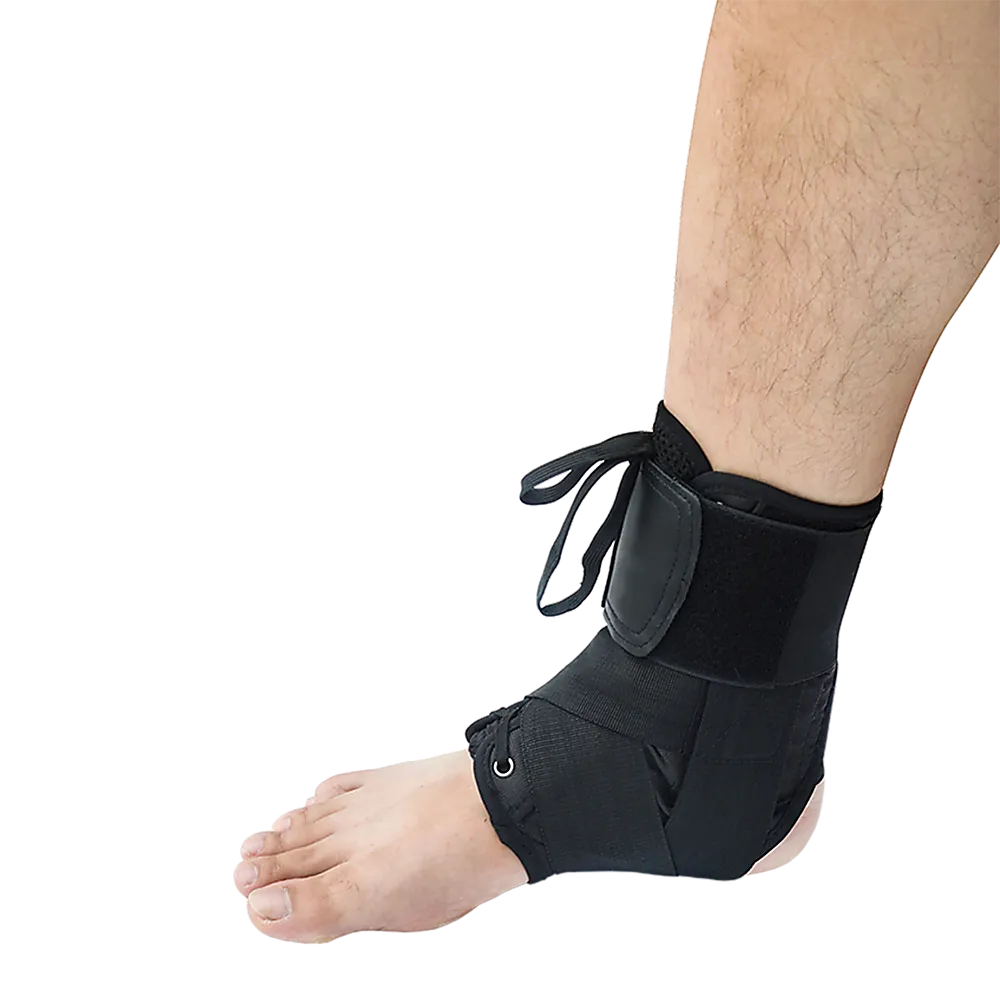 Lightweight Breathable Ankle Brace Stabiliser, Black - Small