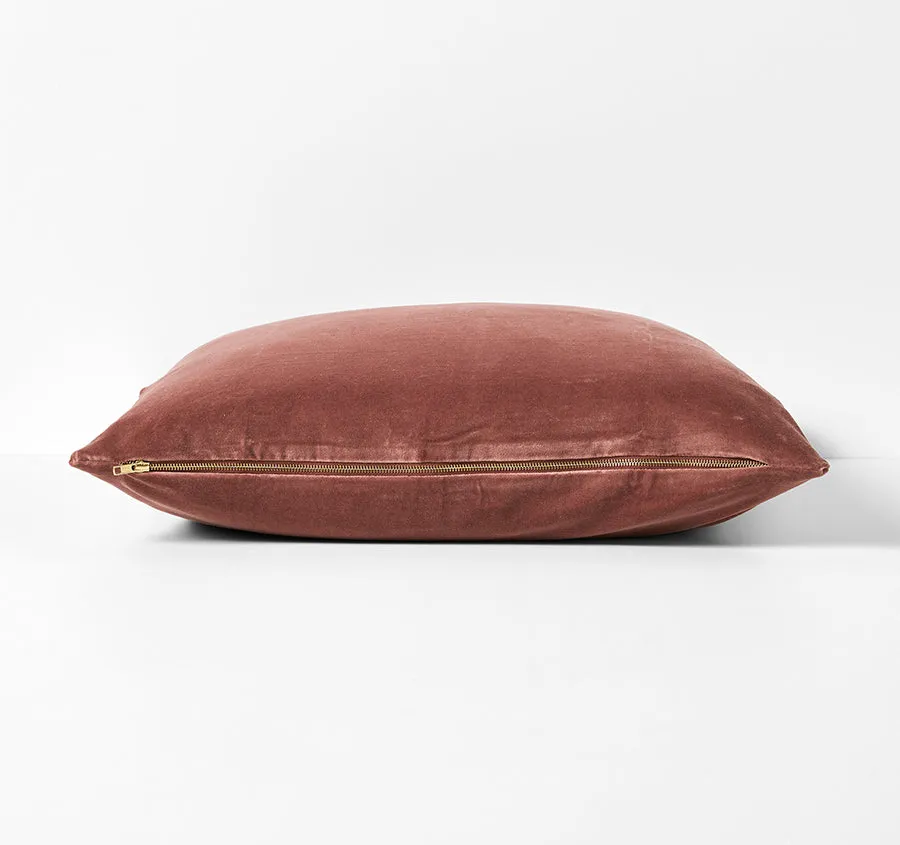 Luxury Velvet European Pillowcase Clove