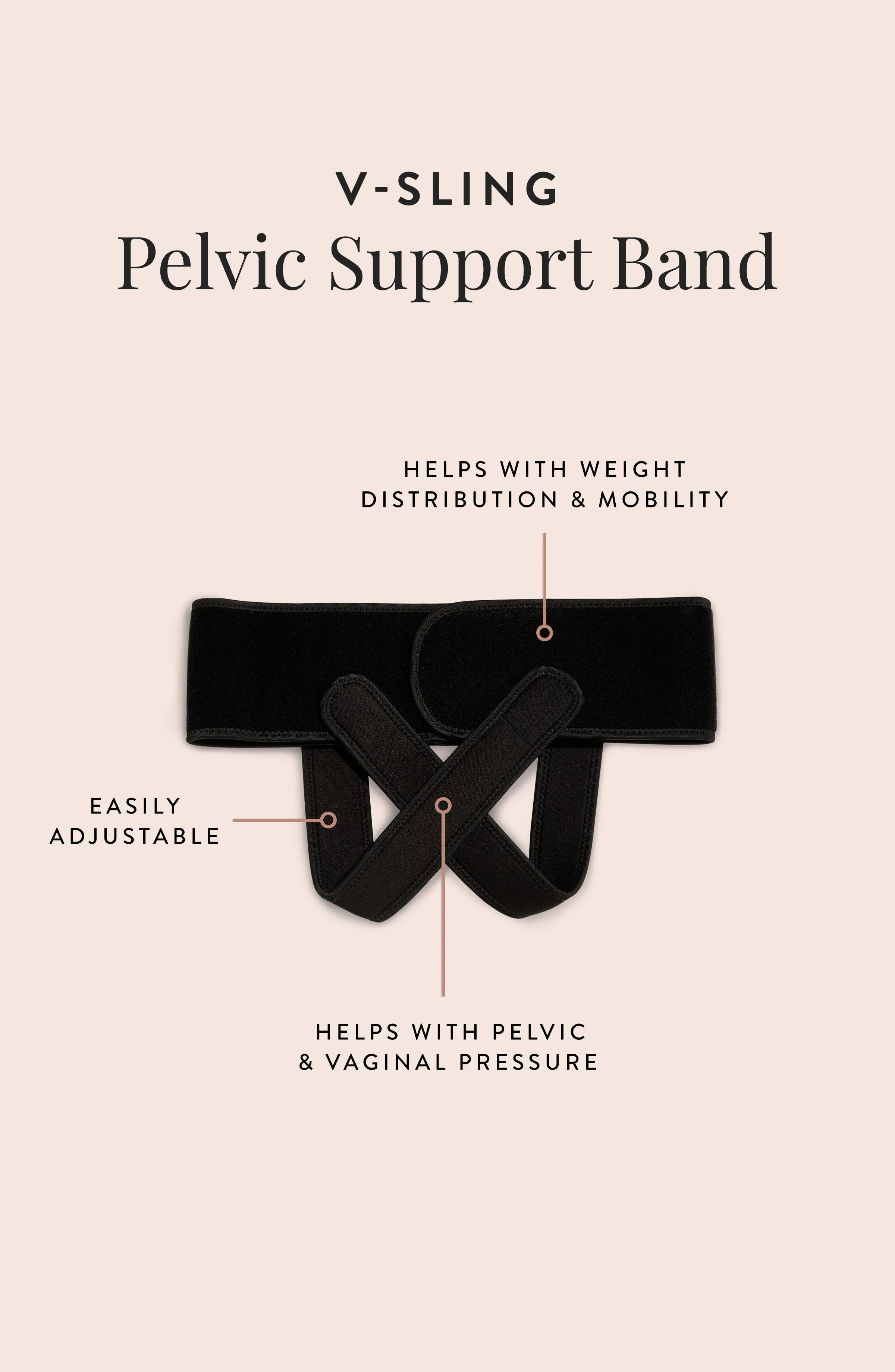 Maternity V-Sling - Pelvic Pain Relief Band