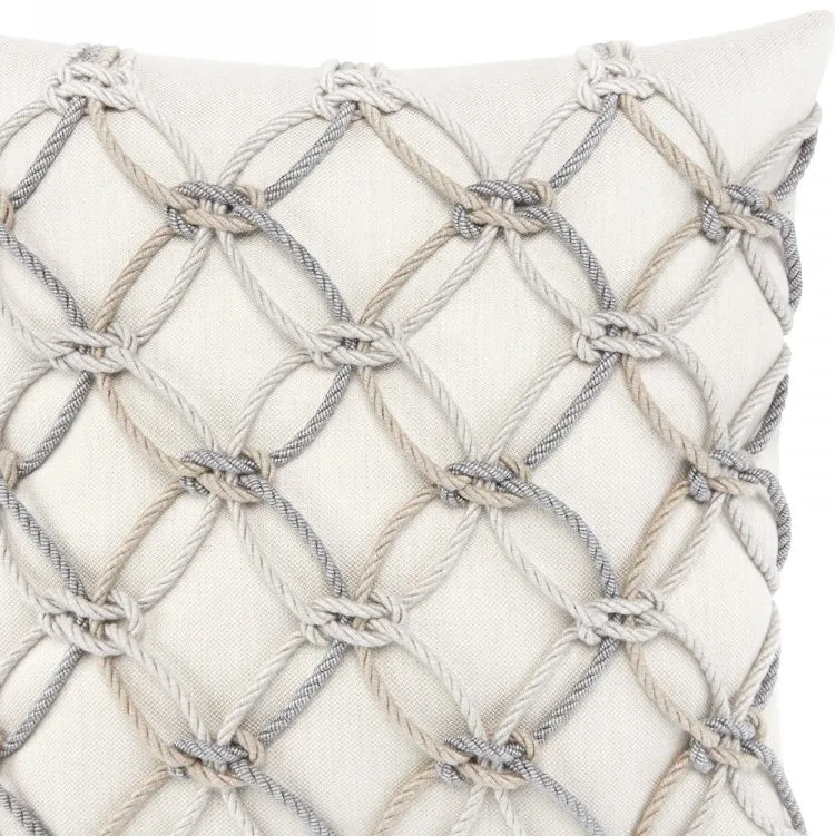 Nautical Net Sunbrella® Outdoor Pillows