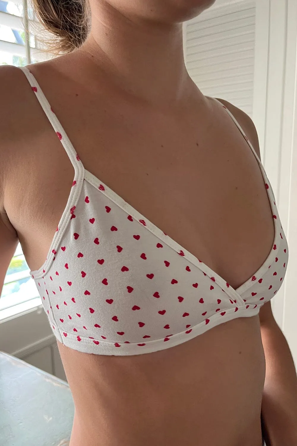 Polina Heart Bra Top