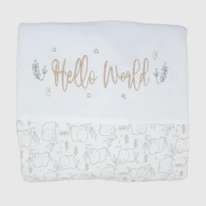 "Hello World" Baby Duvet