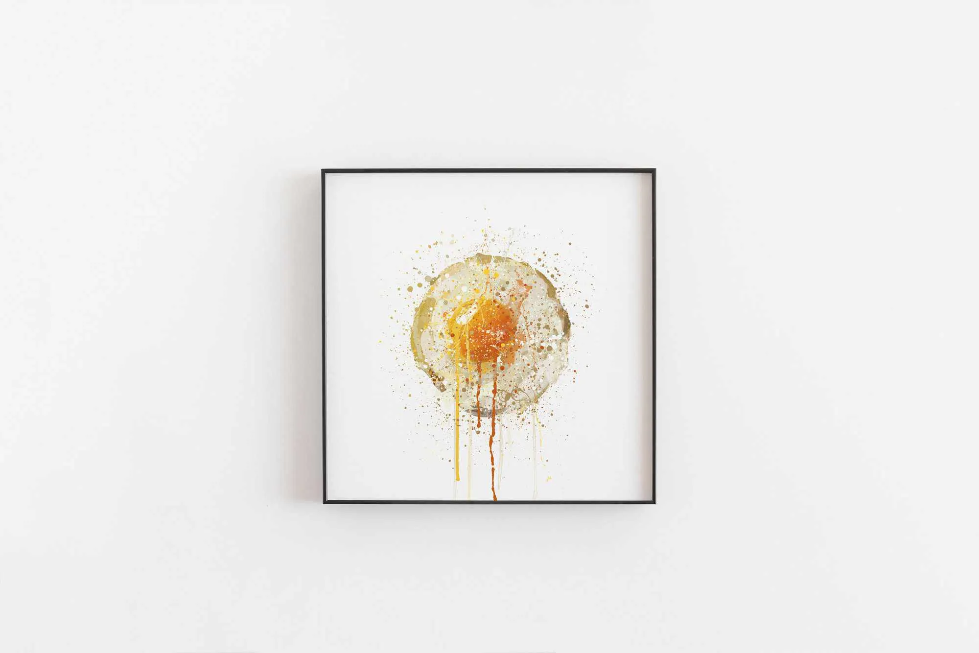 Runny Egg Wall Art Print