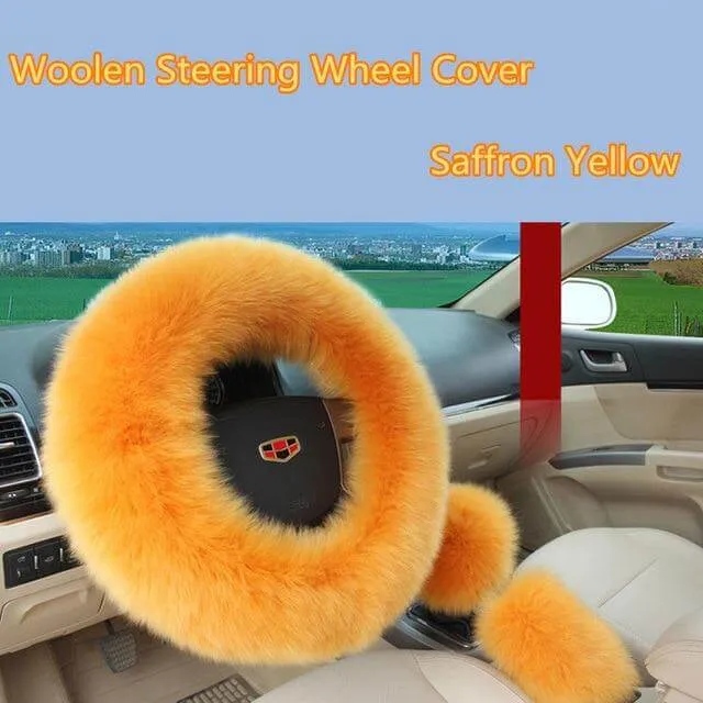 Universal Plush Warm Steering Wheel Cover